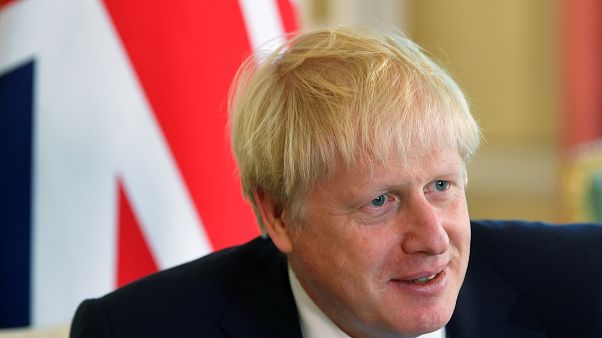 Britain's Prime Minister Boris Johnson on August 7, 2019.