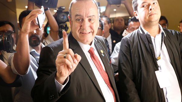 Alejandro Giammattei, o conservador eleito presidente da Guatemala Alejandro Giammattei, o conservador eleito presidente da Guatemala