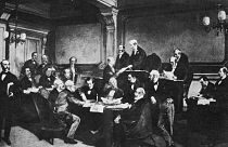 The signing of the first Geneva Convention in 1846
