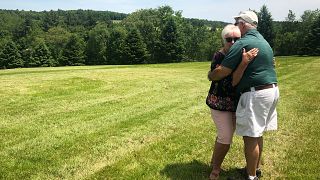 Woodstock couple Bobbi and Nick recreate the famous photo