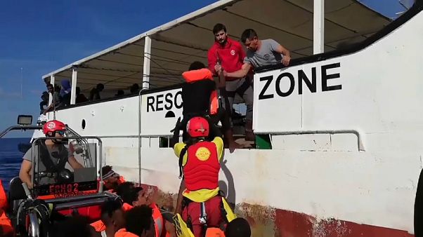 More than 500 migrants remain stranded on ships in the Mediterranean More than 500 migrants remain stranded on ships in the Mediterranean