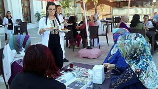 Amasya'da çay ve kahvenin ücretsiz olduğu kadınlara özel kıraathane açıldı