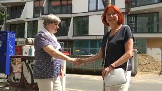 Treptower "Mauermädchen": Nach 58 Jahren wiedervereint