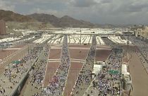 Final day of pilgrimage with the stoning of the devil for millions at Saudi Hajj
