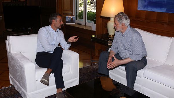 Ο Κυριάκος Μητσοτάκης με τον Ευρωπαίο Επίτροπο για θέματα Ανθρωπιστικής Βοήθειας Χρήστο Στυλιανίδη Ο Κυριάκος Μητσοτάκης με τον Ευρωπαίο Επίτροπο για θέματα Ανθρωπιστικής Βοήθειας Χρήστο Στυλιανίδη