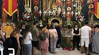Παναγία Σουμελά: Πλήθος πιστών στην λιτανεία και τον εσπερινό
