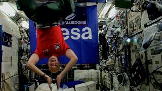 Astro-DJ Luca Parmitano an Bord  der ISS
