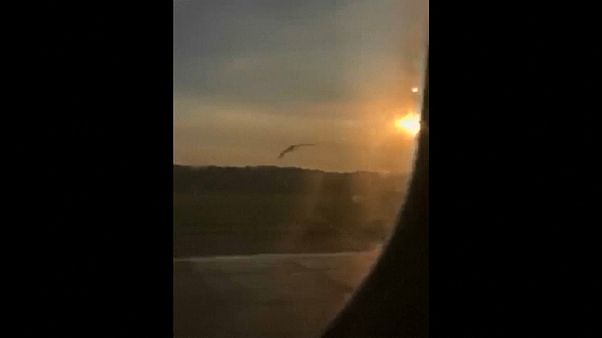 شاهد: لحظة اصطدام طيور النورس بمحركات طائرة روسية ما دفعها للهبوط الاضطراري في حقل ذرة شاهد: لحظة اصطدام طيور النورس بمحركات طائرة روسية ما دفعها للهبوط الاضطراري في حقل ذرة