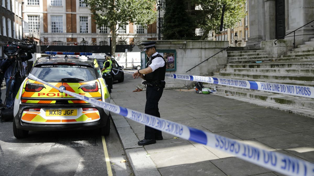 حمله با چاقو مقابل ساختمان وزارت کشور بریتانیا در لندن