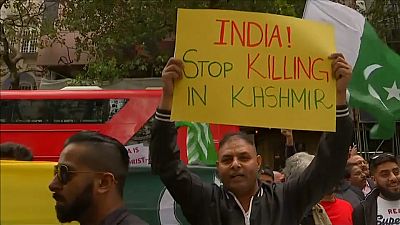شاهد: مظاهرات في لندن للتنديد بسياسة الهند في كشمير