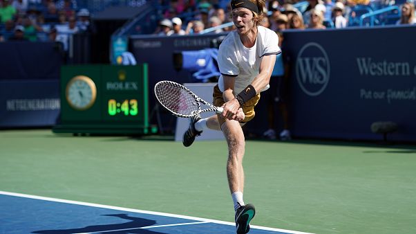 Andrey Rublev, giustiziere di Federer. Andrey Rublev, giustiziere di Federer.