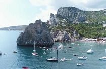 Лучшие клифф-дайверы в Симеизе, казаки - в Богдановичах