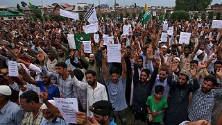 تظاهرات در کشمیر تحت کنترل هند