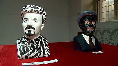 شاهد: معرض يحيي ذكرى الزعيم السوفييتي لينين بطريقة مبتكرة
