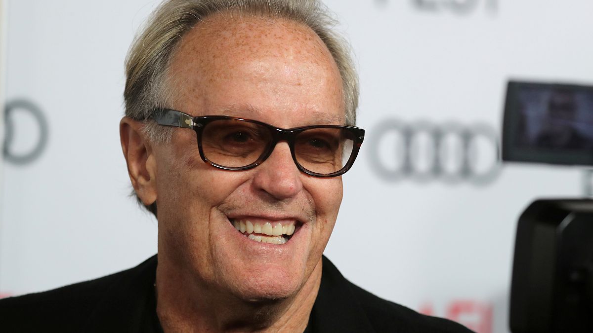 Peter Fonda arriving for the screening of "The Ballad of Lefty Brown" in 2017