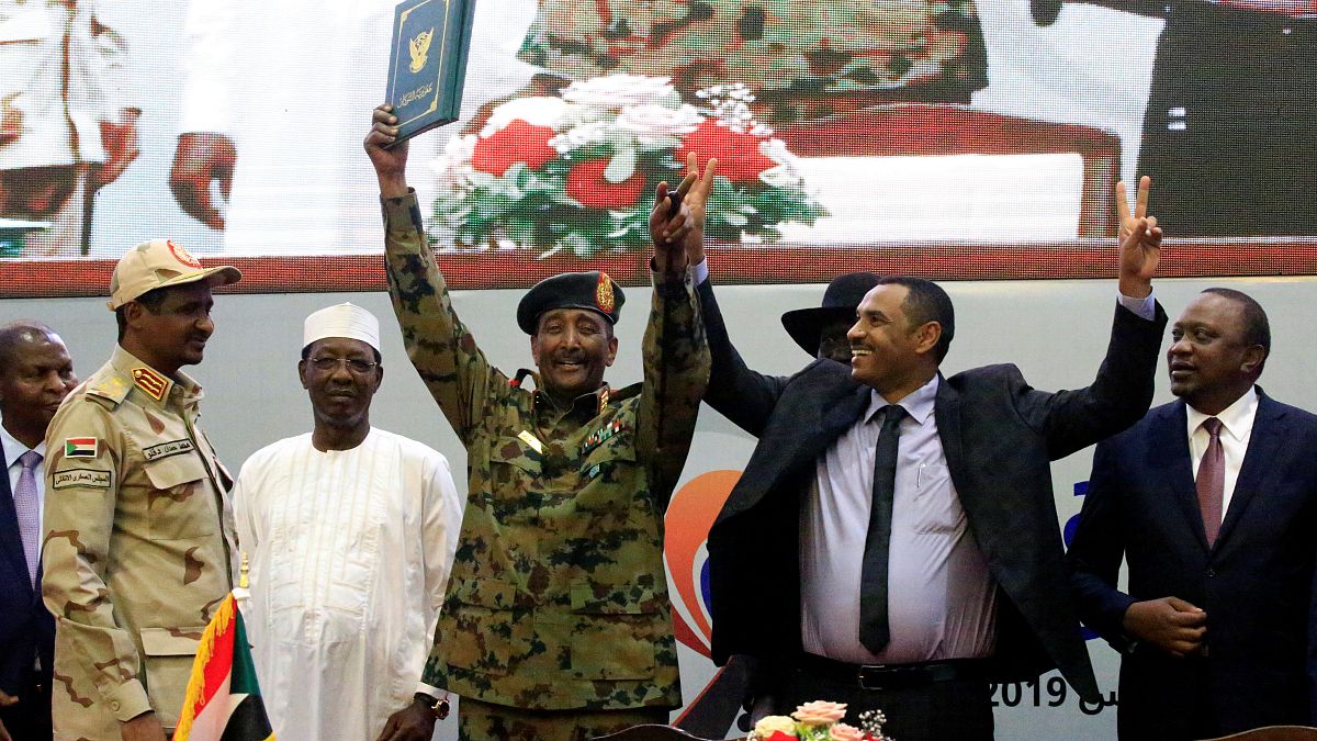 Una firma per la pace nel Sudan? Speriamo di si.