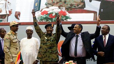 Una firma per la pace nel Sudan? Speriamo di si.