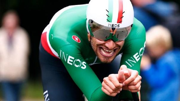 Ganna vince la crono al BinckBank Tour, Sosa conquista la Vuelta Burgos Ganna vince la crono al BinckBank Tour, Sosa conquista la Vuelta Burgos