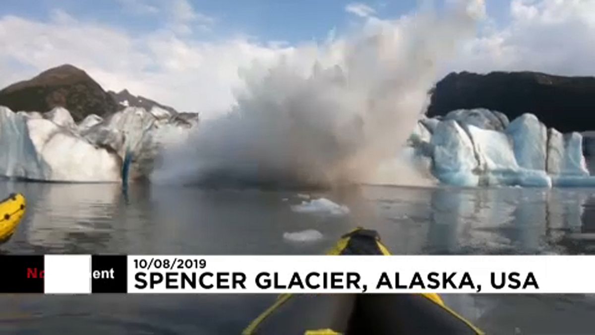 Alaska: Gletscher verursacht Riesenwelle