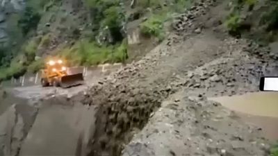 Glissements de terrain dans le nord de l'Inde