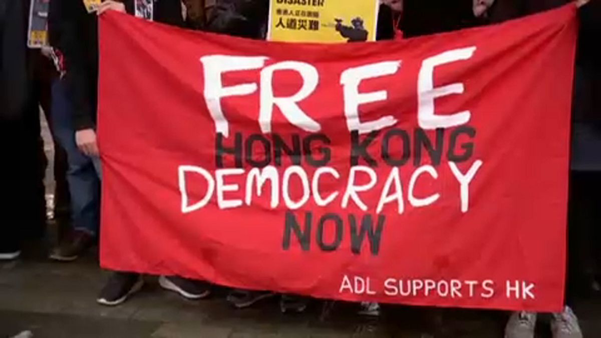 Ausztráliában is tüntettek a hongkongi demokráciáért