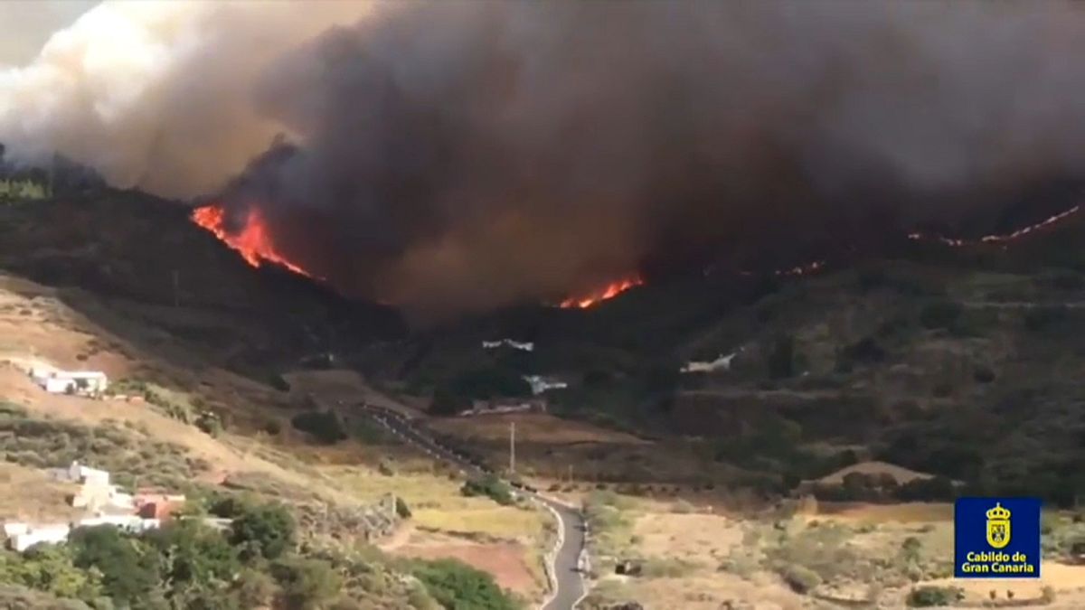 Gran Canaria, 9000 le persone evacuate a causa degli incendi