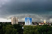 Sturmwolken in Hessen