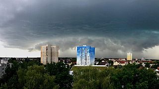 Sturmwolken in Hessen