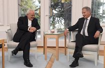 دیدار وزیر خارجه ایران با رییس‌جمهوری فنلاند / عکس از رویترز