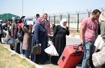  Kurban bayramı dolayısıyla ülkelerine giden Suriyeliler, Türkiye'ye geri dönüyor.