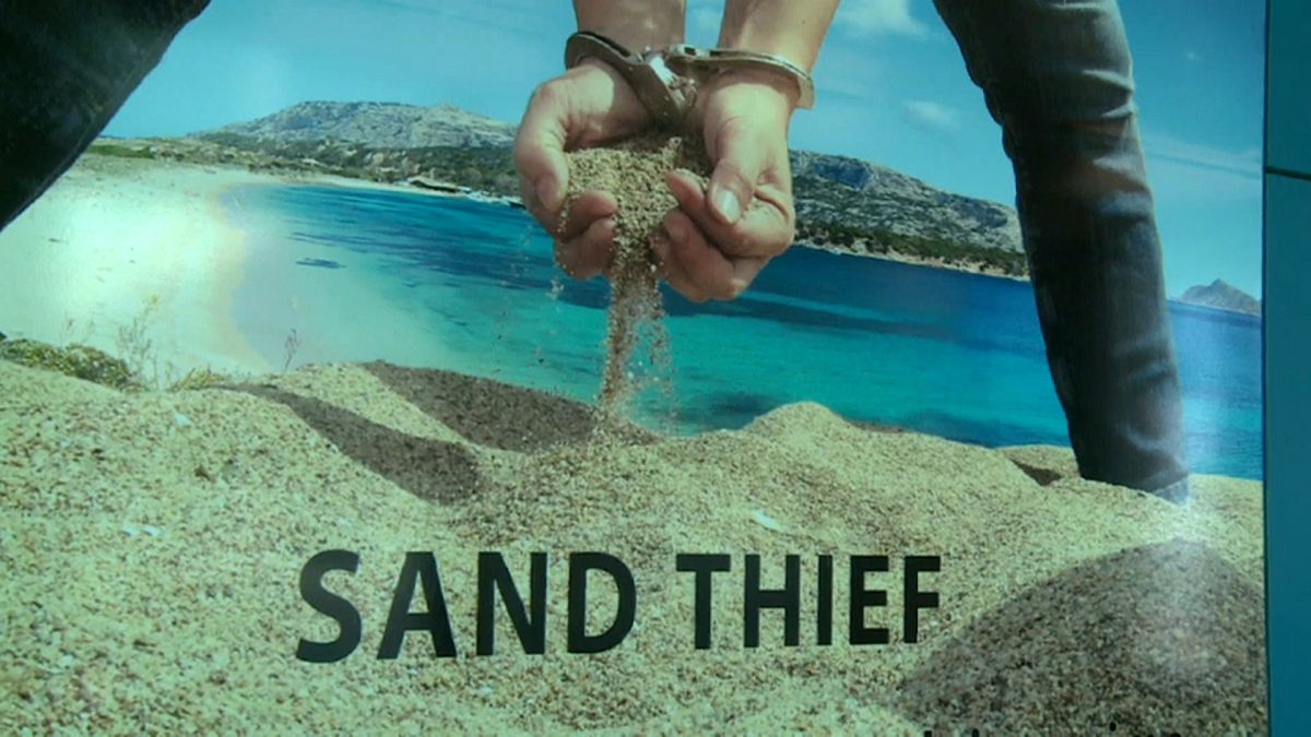 Hasta 6 años de cárcel por llevarse arena de la playa