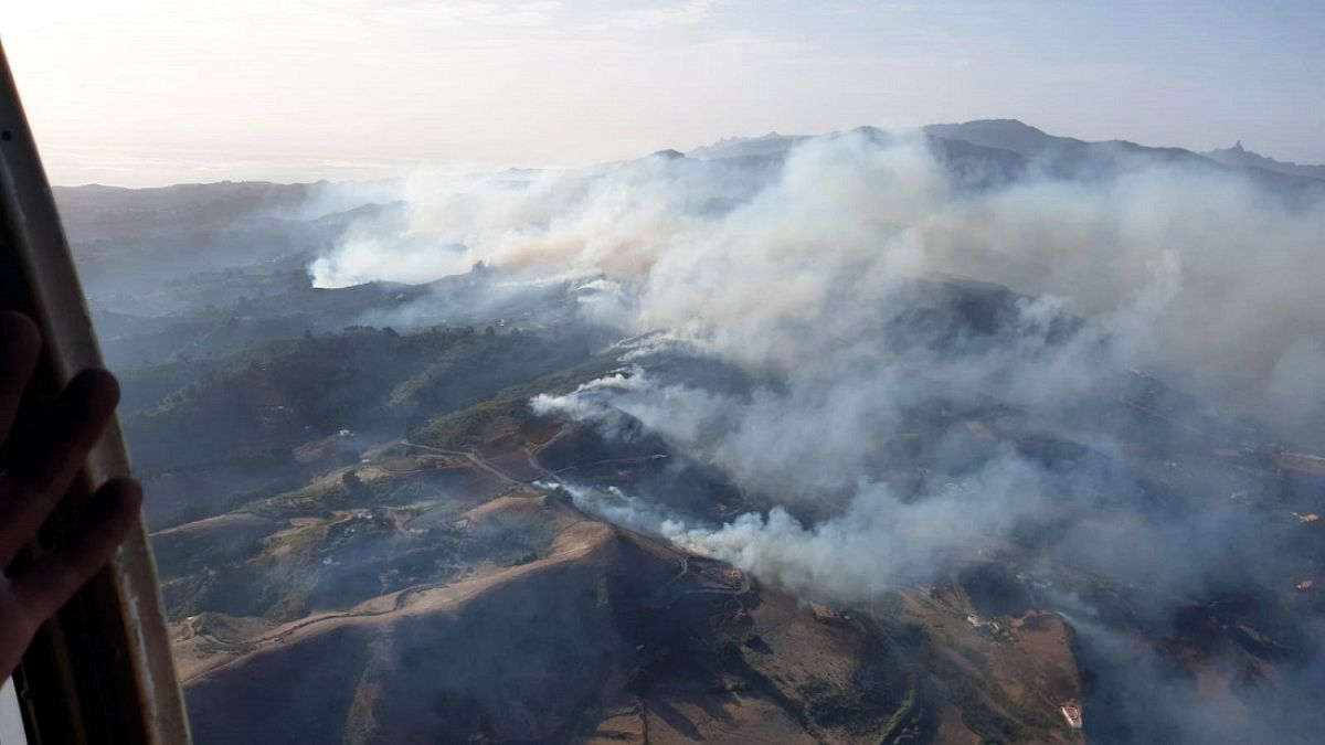 Gran Canaria: a tűzvész elérte a nemzeti parkot 