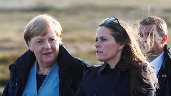 Merkel lobt grüne Politik in Island Merkel lobt grüne Politik in Island