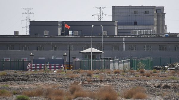 Doğu Türkistan'ın Kaşgar kentinde bir toplama kampı Doğu Türkistan'ın Kaşgar kentinde bir toplama kampı