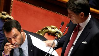 Salvini kisses rosary after Conte criticism over religious symbols