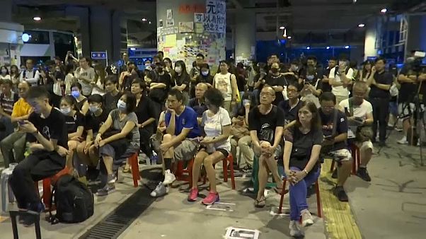 Watch again: Hong Kong protests continue on anniversary of mob attack Watch again: Hong Kong protests continue on anniversary of mob attack