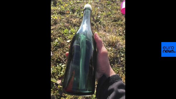 The bottle was discovered in Anchorage, Western Alaska The bottle was discovered in Anchorage, Western Alaska