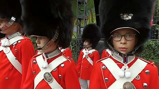 The  Youth Guard are girls and boys aged 8 to 16