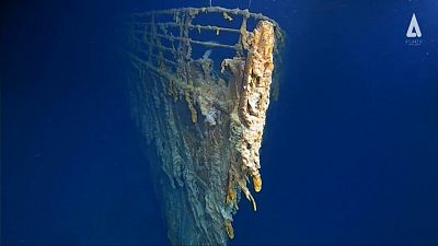 فيديو "مخيف" لبقايا سفينة تيتانيك الغارقة في قعر الأطلسي