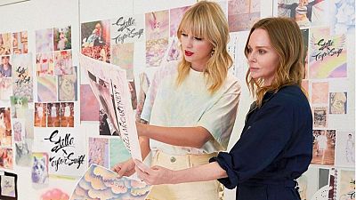 Taylor Swift has collaborated with Stella McCartney to celebrate the release of her new album Taylor Swift has collaborated with Stella McCartney to celebrate the release of her new album