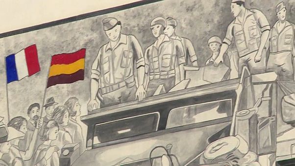 Españoles en la liberación de París Españoles en la liberación de París