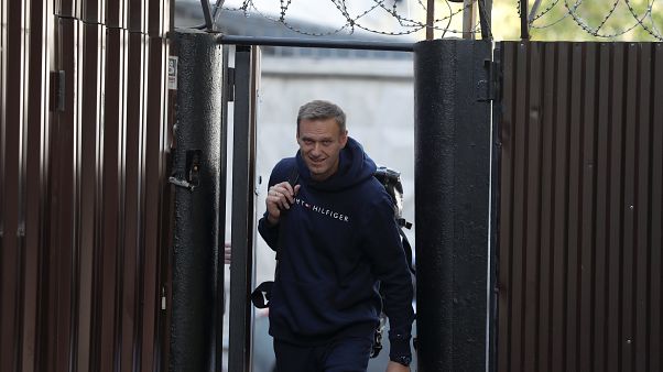Russian opposition activist Alexei Navalny is released from prison Russian opposition activist Alexei Navalny is released from prison