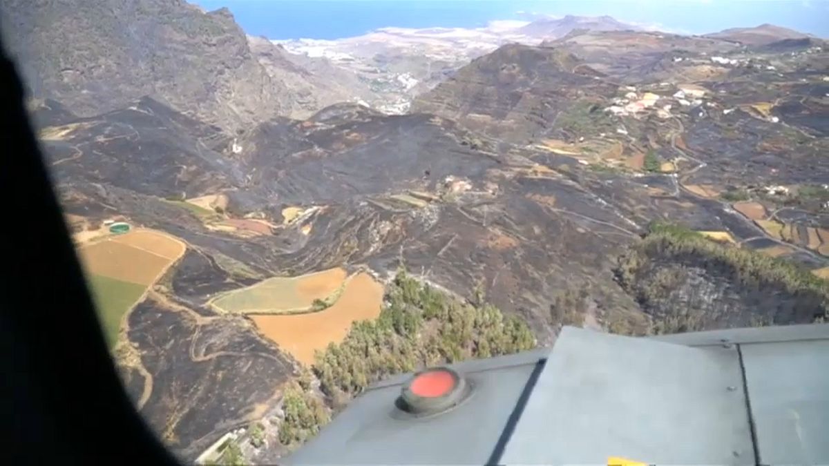 Gran Canaria trata de recuperarse del peor incendio en España desde 2012