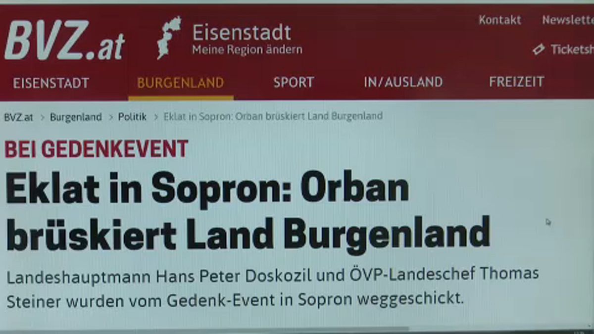 "Orbán megsértette Burgenlandot"