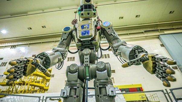 Rus insansı robot Fedor türünün ilki olarak uzaya gönderildi Rus insansı robot Fedor türünün ilki olarak uzaya gönderildi
