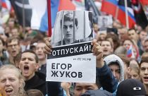 A rally to demand authorities allow opposition candidates to run in the upcoming local election in Moscow, Russia August 10, 2019.