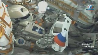 ربات انسان‌نمای «فدور» به هنگام پرتاب به فضا در ایستگاه فضایی بایکانور قزاقستان در ۲۲ اوت