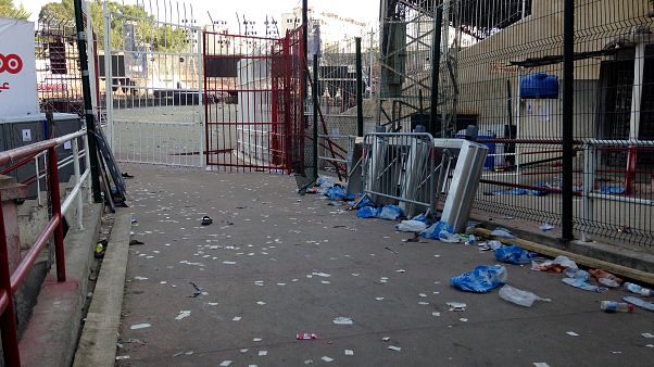 Cezayir'deki Soolking konserinde izdihamın yaşandığı stadyum Cezayir'deki Soolking konserinde izdihamın yaşandığı stadyum