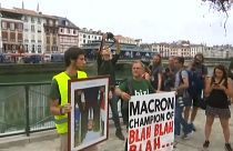 Amazon yangınlarıyla ilgili açıklamalarına rağmen çevreci aktivistlerden Macron'a tepki