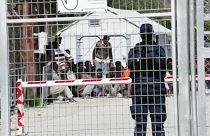 Flüchtlingslager Moria: Ein Toter bei Messerstecherei